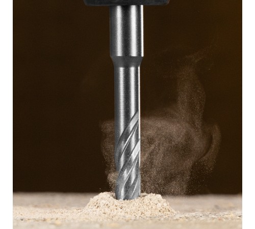 Бур по бетону, цельная крестовая пластина, 8x115 мм, SDS PLUS Denzel