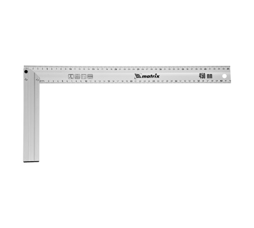 Угольник, 450 мм, алюминиевый, литой Matrix