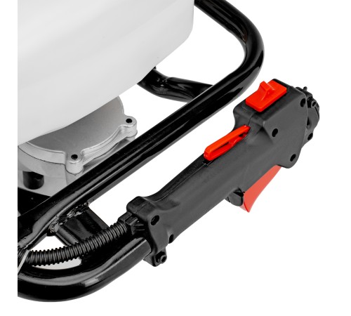 Мотобур DX-52, объём двигателя 52 см3, соединение 20 мм, без шнека Denzel