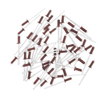 Заклепки 3.2 х 8 мм RAL 3005, красное вино, 50 шт Matrix