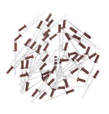Заклепки 3.2 х 8 мм RAL 3005, красное вино, 50 шт Matrix