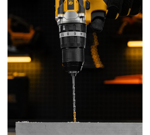 Сверло спиральное по металлу 4,5 х 126 мм, Р6М5, Golden Tip, удлиненное Denzel