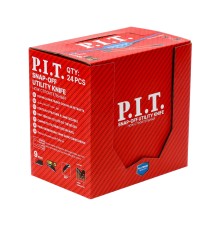 Нож строительный с сегментированным лезвием P.I.T. HUTK04-0009