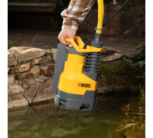 Дренажный насос DPХ450, 450 Вт, подъем 5 м, 9000 л/ч Denzel