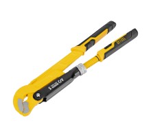 Ключ трубный рычажный №0, 1/2", цельнокованый, CrV, тип "S" Denzel