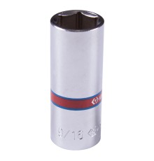 Головка торцевая глубокая шестигранная 1/4", 9/16", дюймовая KING TONY 223518S