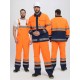 Костюм Дорожник (тк.Смесовая,210) п/к, оранжевый/т.синий