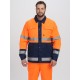 Костюм Дорожник (тк.Смесовая,210) п/к, оранжевый/т.синий