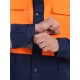 Костюм Дорожник (тк.Смесовая,210) п/к, оранжевый/т.синий