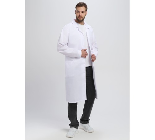 Халат мужской Классика (тк.ТиСи), белый