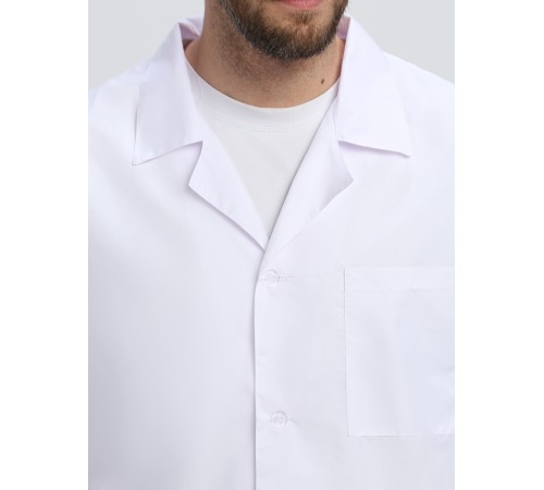 Халат мужской Классика (тк.ТиСи), белый