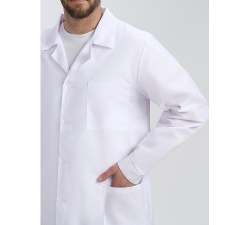 Халат мужской Классика (тк.ТиСи), белый