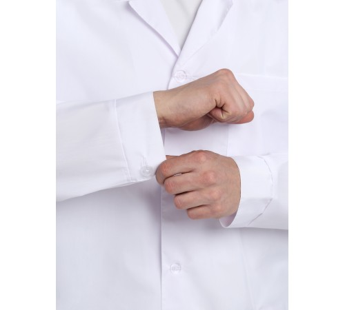 Халат мужской Классика (тк.ТиСи), белый