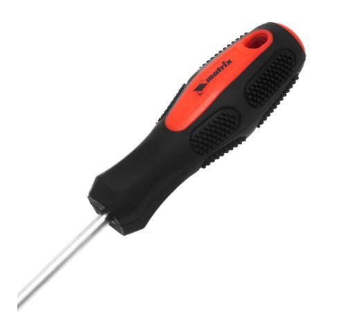 Отвертка Anti-Slip, SL5 х 100 мм, CrV, двухкомпонентная рукоятка Matrix