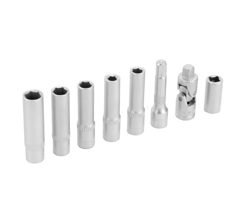 Набор инструментов, 1/2", 1/4", пластиковый кейс 76 предметов MTX