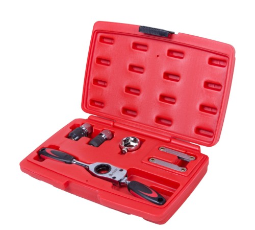 Набор инструментов для нарезания резьбы, кейс, 6 предметов МАСТАК 351-00006C