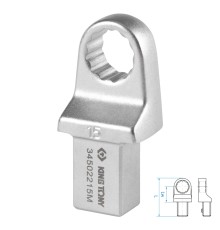 Насадка накидная серии "FIT", 15 мм, 14х18 мм KING TONY 34502215M