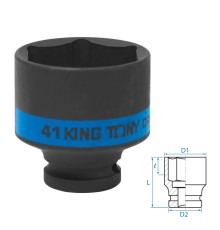 Головка торцевая ударная шестигранная 1/2", 41 мм KING TONY 453541M