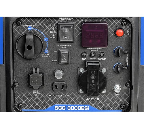 Бензогенератор инверторный SGG 3000ESi (Запуск с кнопки) Бензогенератор инверторный SGG 3000ESi (Запуск с кнопки)