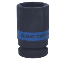 Головка торцевая ударная глубокая шестигранная 1", 38 мм KING TONY 843538M