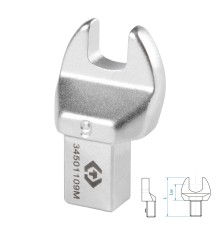 Насадка рожковая серии "FIT", 9 мм, 9х12 мм KING TONY 34501109M