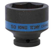 Головка торцевая ударная шестигранная 3/4", 50 мм KING TONY 653550M Головка торцевая ударная шестигранная 3/4", 50 мм KING TONY 653550M
