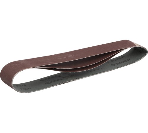 ЗУБР P320, 50х686 мм, 3 шт., лента шлифовальная универсальная бесконечная на тканевой основе для ЗТШМ 35546-320 Мастер