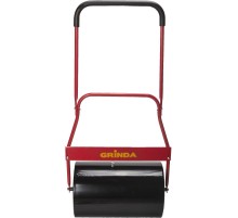 GRINDA 40 л, размеры 320 х 580 мм, стальной барабан, нескользящая рукоятка, каток для газона (422117)