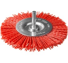 ЗУБР 100 мм, нейлоновая проволока, щетка дисковая для дрели, Профессионал (35161-100)
