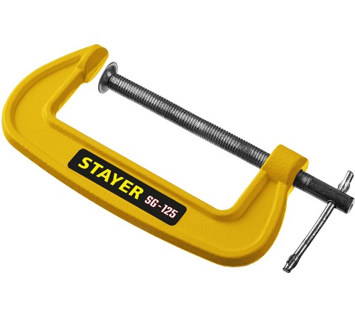 STAYER G 125 мм, струбцина SG-13 3215-125_z02 STAYER G 125 мм, струбцина SG-13 3215-125_z02