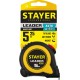 STAYER Leader, 5 м х 25 мм, рулетка с автостопом, Professional (3402-5)