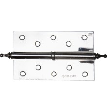 ЗУБР 125 х 75 х 2.5 мм, разъемная, левая, цвет хром (CP), 2 шт, карточная петля (37605-125-2L)