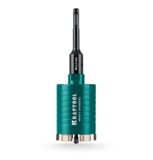 KRAFTOOL DIAMOND d 72 мм (М16, рабочая глубина 75 мм, лазерная сварка), Алмазная Коронка для подрозетников (29820-72) KRAFTOOL DIAMOND d 72 мм (М16, рабочая глубина 75 мм, лазерная сварка), Алмазная Коронка для подрозетников (29820-72)
