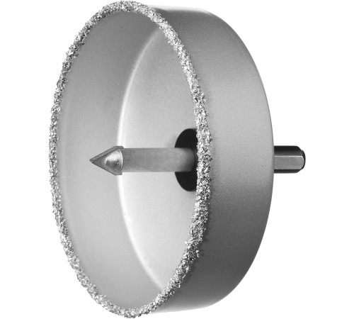 ЗУБР d 102 мм, L - 25 мм, карбид-вольфрамовая крошка, в сборе, коронка-чашка 33360-102_z01 Профессионал