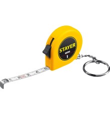 STAYER Mini, 1 м х 6 мм, рулетка-брелок (34140-1) STAYER Mini, 1 м х 6 мм, рулетка-брелок (34140-1)