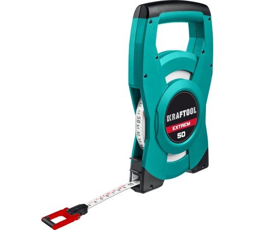 KRAFTOOL 50 м, геодезическая стальная мерная лента EXTREM 34185-50 KRAFTOOL 50 м, геодезическая стальная мерная лента EXTREM 34185-50