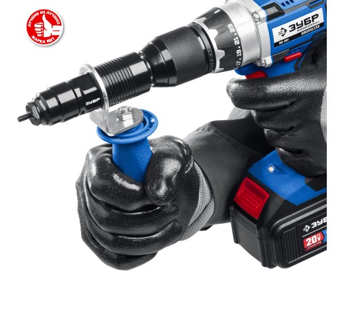 ЗУБР насадка-заклепочник на шуруповерт НР-М8 31221 Профессионал