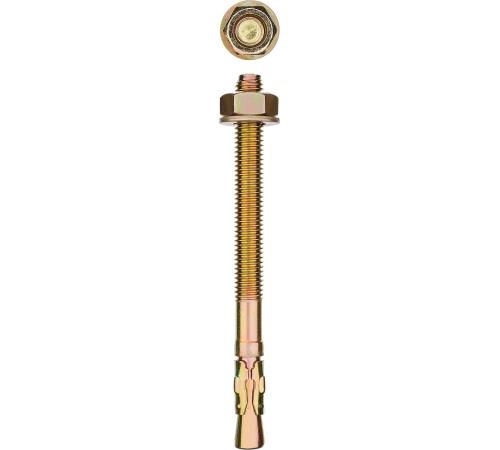 ЗУБР 50 шт., М8х80 мм, желтопассивированный, анкер клиновой 302032-08-080