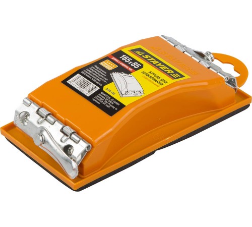 STAYER 165х85 мм, пластмасса, брусок для шлифования 3566-165 STAYER 165х85 мм, пластмасса, брусок для шлифования 3566-165
