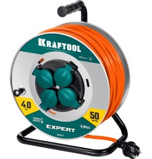 KRAFTOOL ПВС 3х2.5 50м 4000Вт IP44, Силовой удлинитель на стальной катушкеEXPERT (55089-50) KRAFTOOL ПВС 3х2.5 50м 4000Вт IP44, Силовой удлинитель на стальной катушкеEXPERT (55089-50)
