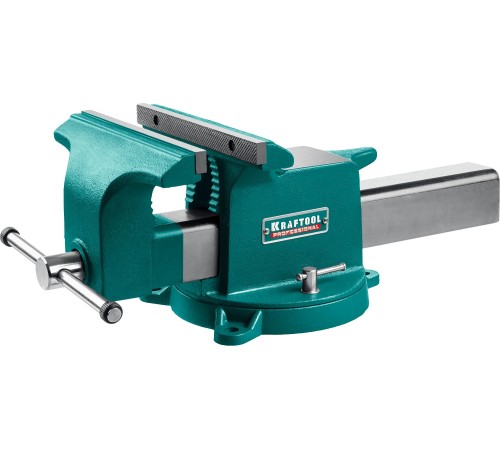 KRAFTOOL Steel, 250 мм, стальные слесарные тиски (32701-250) KRAFTOOL Steel, 250 мм, стальные слесарные тиски (32701-250)
