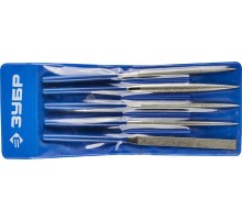 ЗУБР 140 х 75 мм, 5 предметов, P 140, набор алмазных надфилей в пакете PVC (33386-140-H5)