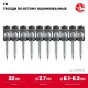 ЗУБР CN 32 х 2.7 мм, гвозди по бетону оцинкованные, 1000 шт (305388-32)