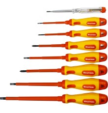 KRAFTOOL Х-Drive Electro, 8 предм, набор высоковольтны х отверток (250088 - H8) KRAFTOOL Х-Drive Electro, 8 предм, набор высоковольтны х отверток (250088 - H8)