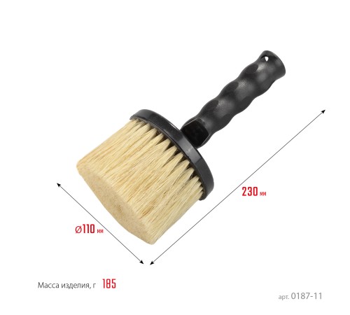 STAYER 110 мм, щетина растительное волокно, кисть - макловица Proline 0187-11