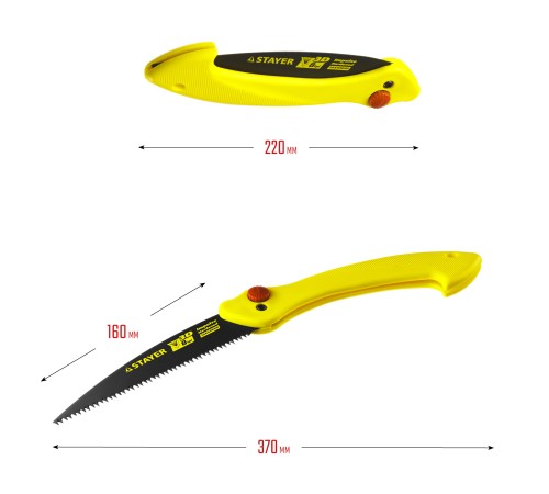 STAYER 8 TPI, 160 мм, ножовка складная походная (пила) МАХСut 15085 Master STAYER 8 TPI, 160 мм, ножовка складная походная (пила) МАХСut 15085 Master