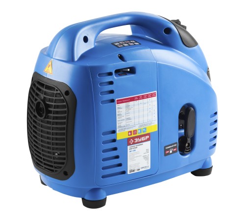 ЗУБР 1/1.2 кВт, однофазный, синхронный, инверторный, генератор бензиновый ЗИГ-1200