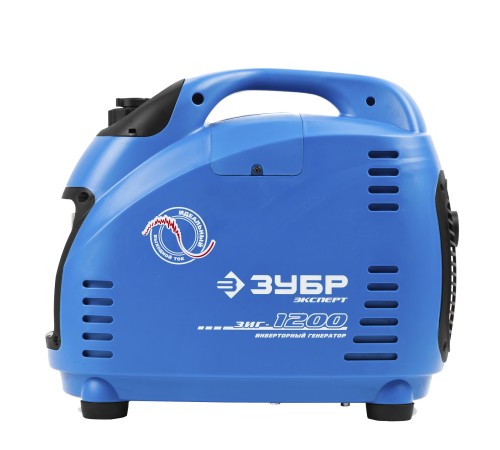 ЗУБР 1/1.2 кВт, однофазный, синхронный, инверторный, генератор бензиновый ЗИГ-1200
