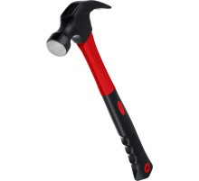 MIRAX 450 г, молоток-гвоздодёр столярный с фиберглассовой рукояткой (20231-450)