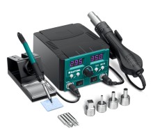 KRAFTOOL KR-75, 2-в-1 100-480°С 750 Вт, Ремонтная паяльная станция (55340) KRAFTOOL KR-75, 2-в-1 100-480°С 750 Вт, Ремонтная паяльная станция (55340)